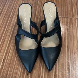 Gibson Latimer black pointy heels